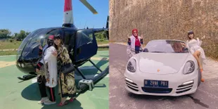 10 Potret Liburan Mewah Rohimah Mantan Istri Kiwil, Naik Helikopter Hingga Mesra Bersama Seorang Pria