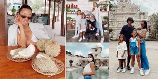 10 Potret Liburan Seru Jennifer Bachdim ke Jogja, Kunjungi Taman Sari Hingga Makan Duren