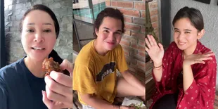 10 Potret Maia Estianty Cicipi Masakan Tissa Biani Untuk Dul Jaelani, Gigi dan Wajah Tanpa Makeup Ikut Disorot