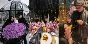 10 Potret Makan Malam Mewah Atta Halilintar dan Aurel Hermansyah Rayakan Anniversary Pernikahan ke-2, Beri Kado Perhiasan - Didoakan Bahagia Till Jannah
