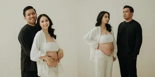 10 Potret Maternity Shot Clairine Clay Bareng Joshua Suherman, Baby Bump Makin Besar - Pesona Bumil Kian Terpancar