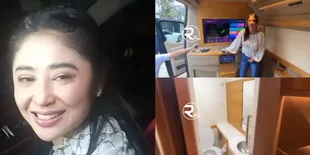10 Potret Mobil Baru Dewi Perssik, Mewah Dilengkapi Fasilitas Karaoke - Toilet Pribadi Serasa Hotel Bintang Lima