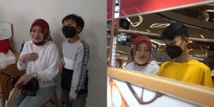 10 Potret Nathalie Holscher Temani Ferdi dan Rizwan Anak Sule Ngemall, Belanja Kacamata - Peralatan Renang