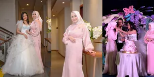 10 Potret Okie Agustina di Ultah Shakiena, Santai Ketemu Pasha Ungu & Adelia Wilhelmina - Nggak Kalah Cantik Sama Sang Anak