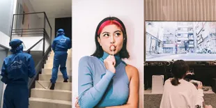 10 Potret Penampakan Rumah Mewah Awkarin Saat Disinfektan, Mulai Dari Dapur Sampai Play Room!