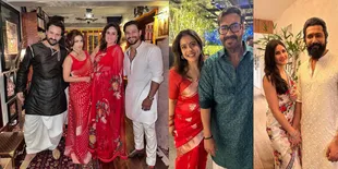 10 Potret Perayaan Diwali Seleb Bollywood, Anak Shaheer Sheikh Jadi Sorotan
