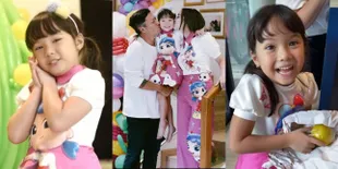 10 Potret Perayaan Ulang Tahun ke-6 Gempi, Bahagia Dicium Gading dan Gisel - Dapat Hadiah Jeruk dari Nenek