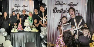 10 Potret Perayaan Ulang Tahun Safeea Ahmad ke-12, El Rumi Cium Pipi & Beri Kado Spesial Buat Sang Adik