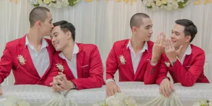 10 Potret Pernikahan Sesama Pria di Thailand yang Viral Dihujat Hingga Diancam Oleh Netizen Indonesia