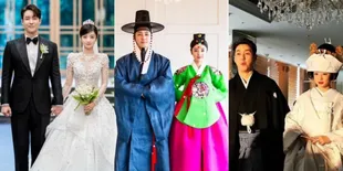 10 Potret Pernikahan Shim Hyung Tak dan Istri yang Usianya 18 Tahun Lebih Muda, 'Kembaran Jungkook BTS' Cantik Paripurna Pakai Gaun Pengantin