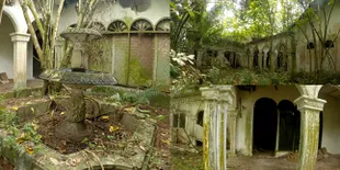 Suasana Angker Begitu Terasa, Ini Potret Rumah Mewah Artis Senior yang Terbengkalai Selama 30 Tahun - Ditumbuhi Tanaman Liar