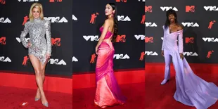 10 Potret Selebriti Dengan Gaun Terbaik di MTV VMAs 2021, Siapa Saja Mereka?