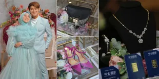 10 Potret Seserahan Acara Lamaran Lesti dan Rizky Billar, Perhiasan Logam Mulia Hingga Tas dan Sepatu Branded