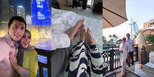10 Potret Syahrini dan Reino Barack Liburan Manjah di Dubai, Serasa Honeymoon - Kamar Hotel Mewah Menghadap Burj Khalifa