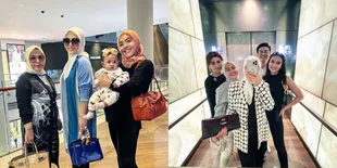 10 Potret Syahrini Gendong Baby RM Sambil Pakai High Heels di Mall Singapore, Masih Sempat Joget Heboh bareng Aisyahrani - Netizen: Nggak Sakit Pinggang?