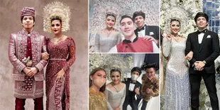 10 Potret Syukuran Mewah Pernikahan Aurel - Atta, Merah Bernuansa Minang Hingga Silver Elegan