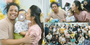 10 Potret Ulang Tahun Anak Indah Permatasari dan Arie Kriting, Bayi Roti Sobek Sudah Umur Satu - Dirayakan Sederhana Bareng Orang Terdekat