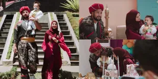 10 Potret Ulang Tahun Pertama Baby Air Anak Irish Bella dan Ammar Zoni, Bergaya Timur Tengah - Bagi-Bagi Doorprize Mobil