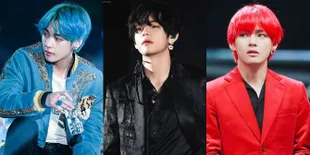 10 Potret V BTS Tampil Dengan Gaya 'Warna Rambut & Baju Matching', Super Ganteng Bak Tokoh Anime!