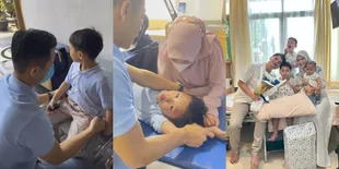 10 Potret Yusuf Putra Larissa Chou Sunat, Didampingi Ibu dan Ayah Sambung - Alvin Faiz Datang Menjenguk Bersama Istri dan Anak
