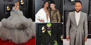 11 Foto Red Carpet Grammy Awards 2020, Yuk Intip Gaya Billie Eilish Sampai Ariana Grande!