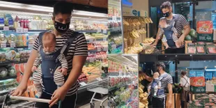 11 Potret Ammar Zoni Ajak Baby Air Belanja Gantikan Irish Bella yang Sakit, Jadi Hot Daddy