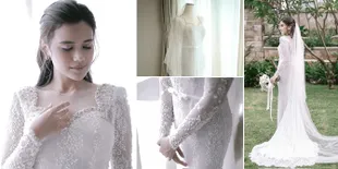 11 Potret Detail Gaun Pengantin Audi Marissa, Mewah Elegan dengan Bahan Lace & Kristal