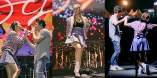 11 Potret Kerennya Bunga Citra Lestari Tampil di Atas Panggung, Serasa ABG Pakai Rok Mini - Interaksi Manis dengan Ariel NOAH Bikin Netizen Gagal Move On