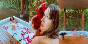 11 Potret Lucinta Luna Mandi Bunga di Bathtub Outdoor, Pamer Body Bak Gitar Spanyol - Bikin Netizen Insecure