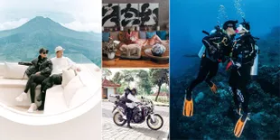 11 Potret Mesra Chelsea Olivia dan Glenn Alinskie yang Bikin Baper, Boncengan Naik Motor di Bali - Ciuman Romantis di Bawah Laut