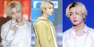 11 Potret Momen Glowing Jungkook BTS dengan Rambut Blonde, Sukses Bikin Hati ARMY Semakin Goyah!