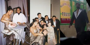 11 Potret Momen Kocak di Balik Penampilan Keren Groomsmen dan Groom's Angels Pernikahan Vidi Aldiano, Kareyca Moeloek Setrika Baju - Suami Tara Basro Beli Makan di Warteg
