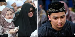 11 Potret Pemakaman Ameer Azzikra, Tangis Istri dan Ibunda Tak Terbendung - Mata Alvin Faiz Sampai Sembab
