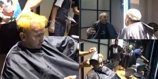 11 Potret Ruben Onsu Rela Mengecat Rambutnya Demi Sarwendah, Couple Goals Banget Nih!