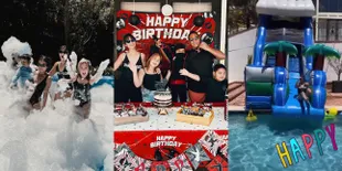 11 Potret Serunya Perayaan Ulang Tahun Magika Anak Nia Ramadhani di Amerika Serikat, Meriah Bertema Ninja - Sang Bunda Ikut Pool Party Pakai Swimsuit