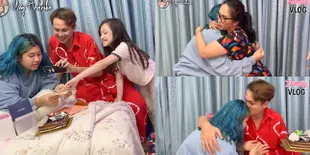 11 Potret Surprise Ulang Tahun Amel Anak Ussy Sulistiawaty dan Adhika Pratama, Dapat Pelukan dan Ciuman Hangat Dari Keluarga