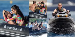 12 Foto Bella Hadid Terciduk Ciuman Mesra dengan Pacar Barunya, Marc Kalman Saat Liburan di Prancis