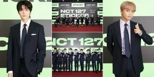 12 Foto Presscon NCT 127 untuk Album 'STICKER', Visual Jaehyun - Haechan Bikin Susah Tidur