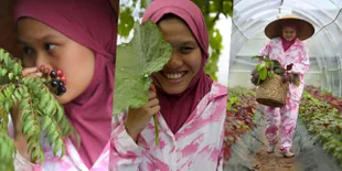 12 Potret Aktivitas Maisa Kakak Sheryl Sheinafia Berkebun, Temukan Passion di Bidang Agribisnis