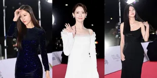12 Potret Best Dress Aktris Cantik Korea di Red Carpet 42nd Blue Dragon Film Awards, Yoona Girls Generation - Krystal Stunning!