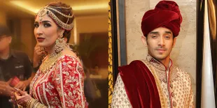 12 Potret Penampilan Memukau Tania Nadira & Abdullah Alwi di Acara Henna Night