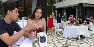 12 Potret Perayaan Malam Tahun Baru Keluarga Maia Estianty, Dinner di Villa Mewah dengan Pemandangan Laut