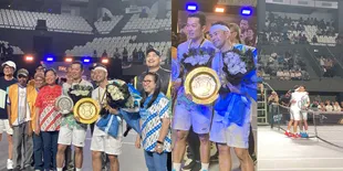 12 Potret Raffi Ahmad Kalahkan Taufik Hidayat dalam Pertandingan Tenis The Juara, Langsung Dapat Pelukan Nagita Slavina dan Rafathar