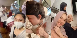 13 Potret Momen Salat Ied Selebriti: Langsung Cium Istri di Kasur, Kembaran Mukena, Sampai Ajak Peliharaan