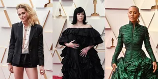 14 Dress Terlalu Unik Hingga Dibilang Worst Dress Oscar 2022, Gaun Hijau Jada Pinket Smith Hingga Kemeja Kristen Stewart yang Nggak Dikancingin