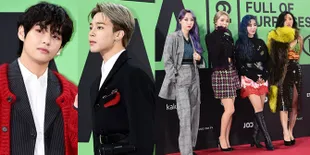 14 Foto Red Carpet Para Bintang K-Pop Hadiri MMA 2019, Ada BTS - MAMAMOO!