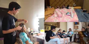 14 Kedekatan Teuku Rassya & Keluarga Aurel Hermansyah, Sampai Tidur Sekamar Bertujuh