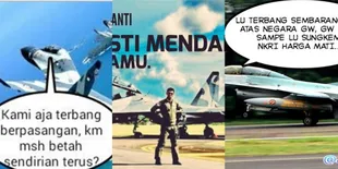 14 Meme Kocak TNI AU Dijamin Bikin Ngakak Penuh Cinta