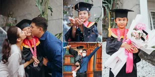 15 Potret Wisuda Nastusha Anak Chelsea Olivia dan Glenn Alinskie yang Baru Lulus TK, Gemes Banget Pakai Baju Toga