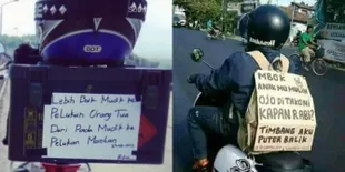 16 Pesan Pemudik Ini Sukses Bikin Melek & Ngakak Pengendara Lain